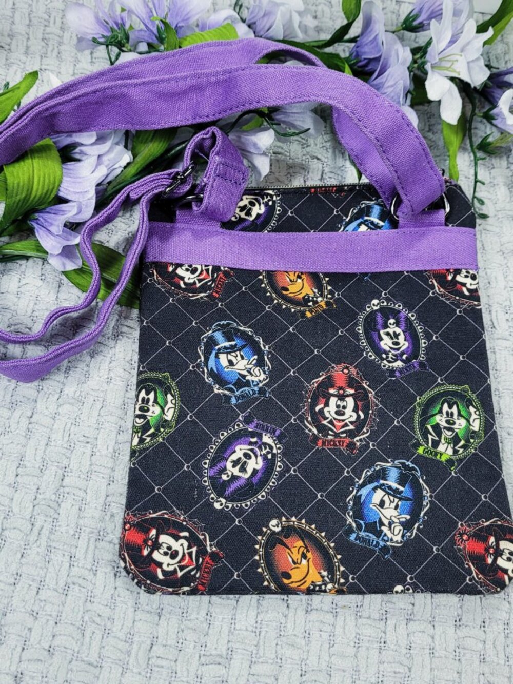 Disney Parks Haunted Mansion Canvas Crossbody Purse Disney Character